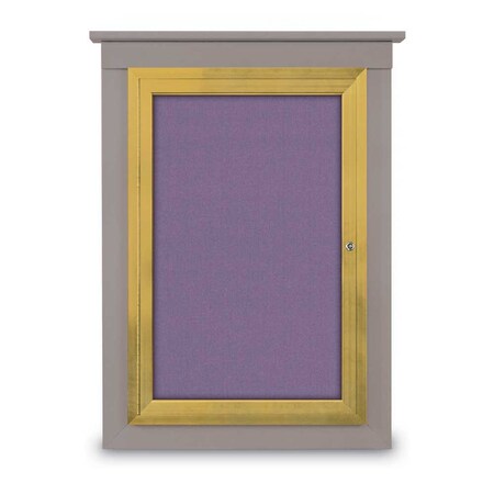 Sliding Glass Door Radius Letterboard,36x24,Gold/Licorice Vinyl